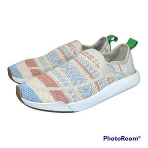 Sanuk Knit Slip-On Sneakers Women’s Size 6 Comfy Eco Casual Shoes